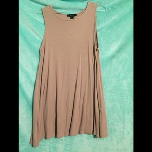 Tan Flow Dress
